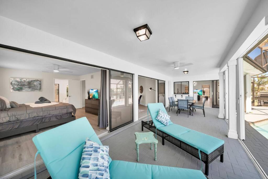 Luxury Waterfront Haven In Cape Coral - Dog-Friendly Escape With Private Pool Villa Eksteriør billede